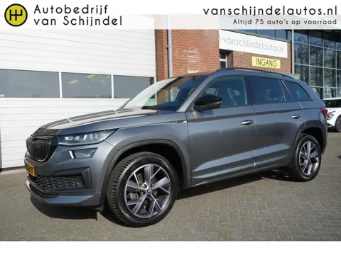 Škoda Kodiaq 1.5 TSI 150PK SPORTINE BUSINESS FACELIFT ORIGINEEL NEDERLANDS FULL LED ELECTR.TREKHAAK 