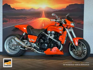 Yamaha VMX 1200 V-Max Custom Oranje - UITMUNTENDE STAAT!