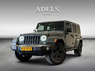 Jeep Wrangler Unlimited 2.8 CRD Automaat Trekhaak Leer