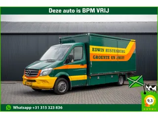 Mercedes-Benz Sprinter 516CDI | Bakwagen | EURO 6 | Huifzeil | Schuifwanden | Legbordstellingen | Tr