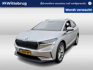 Škoda Enyaq iV 60 First Edition / SOH 92%/ AUTOMAAT/ PARK.SENSOREN V+A/ CAMERA/ MEMORY SEAT/ STOELVE