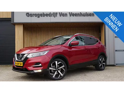 Nissan Qashqai 1.3 DIG-T 140pk Premium Edition Pano.Dak Nappa-Leder 360-View Trekhaak 19inch LM *1e 