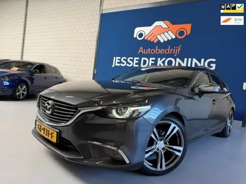 Mazda 6 Sportbreak 2.0 SkyActiv-G 165 Skylease GT /bj.2015 / navigatie/leder/ memory / climate / NAP