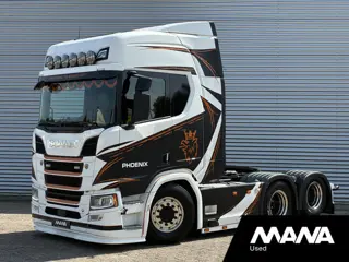 Scania R530 V8 6x2 LL Phoenix SHOWTRUCK // BUFFL opbouw - Lift as Boogie Retarder