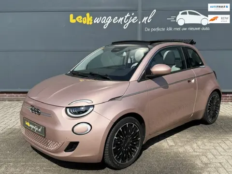 Fiat 500 C e La Prima 42 kWh Cabrio *camera *leder *stoelv.