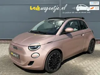 Fiat 500 C e La Prima 42 kWh Cabrio *camera *leder *stoelv.