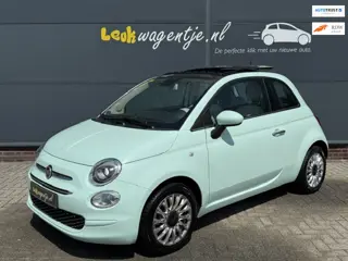 Fiat 500 1.2 Lounge *schuifdak *carplay *cruise *p-sensor