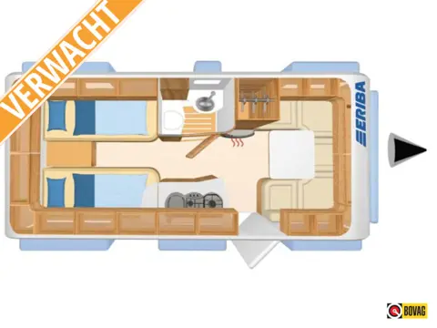 Eriba Nova GL 495 LENGTEBEDDEN | MOVER