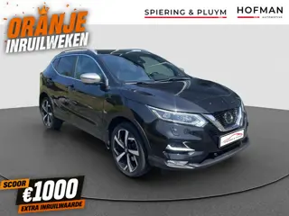 Nissan QASHQAI 1.3 DIG-T Tekna + Panodak | Tr.haak | leder | Bose!