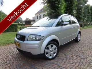 Audi A2 1.4 S Line Electrisch Glazen Panoramadak Ecc Lm Velgen***Dealer Onderhouden***Apk t/m 13-4-2