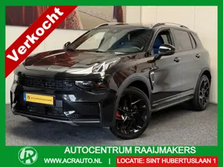 LYNK &CO 01 1.5 MY 23 BLACK LINE PREMIUM ZWARTE HEMEL RODE REMKLAUWEN 360 CAMERA ADAPTIVE CRUISE CON