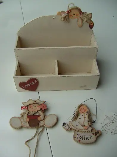 MEIDEN KAMER 3 DLG SET, LETTERS BAK 2 HANGERS SET NR-6