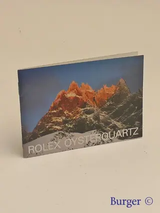 Rolex Oyster Quartz Booklet