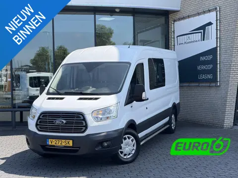 Ford Transit 330 2.0 TDCI L3H2*DC*CAM*CRUISE*SIDEBAR*LEER*6-ZIT