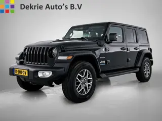 Jeep Wrangler Unlimited 4xe Hybride 380 Sahara / Trekhaak / Leder / Stuur-Stoelverwarming / Pdc.+Cam