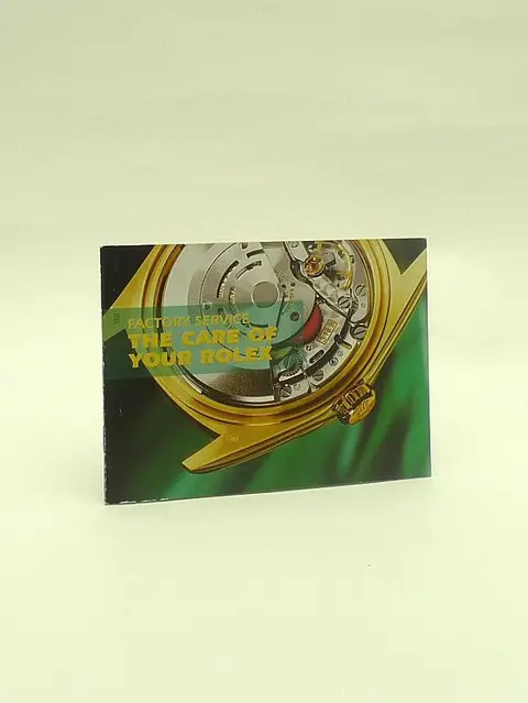 Rolex Factory Service Booklet 2005 English