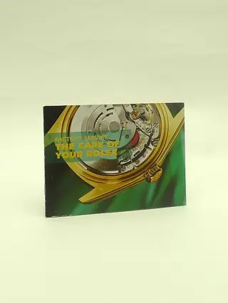 Rolex Factory Service Booklet 2005 English