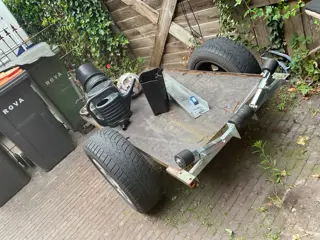 Klein boottrailertje zelf afbouwen