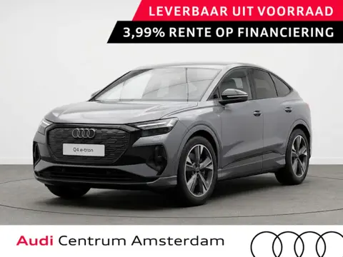 Audi Q4 sportback e-tron S edition 63 kWh 204 pk | Techniekpakket plus | Optiekpakket zwart-glanzend