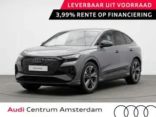 Audi Q4 sportback e-tron S edition 63 kWh 204 pk | Techniekpakket plus | Optiekpakket zwart-glanzend