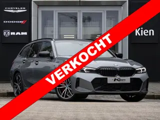 BMW 3-serie Touring 330e | Pano-dak | M-sport | H/K | Trekhaak | ACC | Lederen bekleding