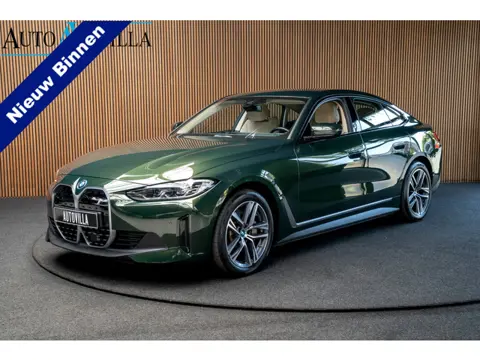 BMW i4 eDrive40 84 kWh Gran Coupe Navi Leer Elektr. achterklep Climate voor & achter Beige hemelbekl