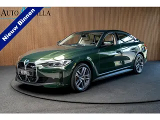 BMW i4 eDrive40 84 kWh Gran Coupe Navi Leer Elektr. achterklep Climate voor & achter Beige hemelbekl