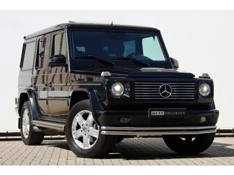 Mercedes-Benz G-Klasse G500 Schuifdak | Zwart Leder | Apple CarPlay | Camera | Stoelverwarming V+A