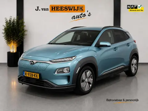 Hyundai Kona EV Limited 64 kWh Stuur + stoel verwarming en koeling | Elektrische stoelen |Led verlic