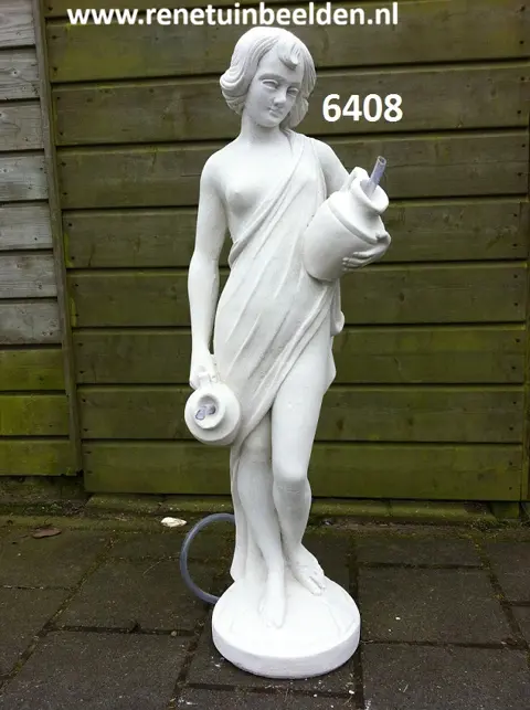 Vrouw met twee kruiken. nr 6408