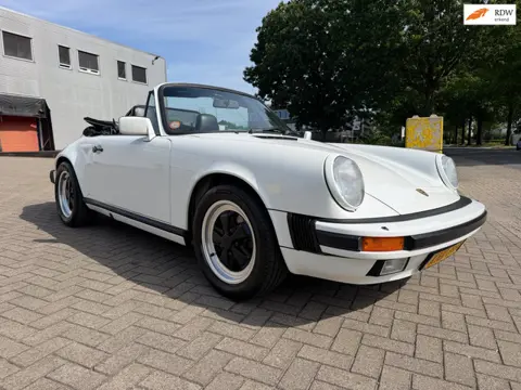 Porsche 911 3.2 Carrera cabriolet G50 1987 japan import, 88.122 km , mooie echte auto, deel restaura