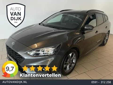 Ford Focus Wagon 1.0 EcoBoost Hybrid ST Line Business ECC NAVI CRUISE APPLE CARPLAY TREKHAAK SPORTST