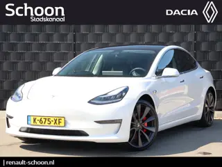 Tesla Model 3 Performance AWD 75 kWh 462pk | Pano | Leder | Elek. Stoelen
