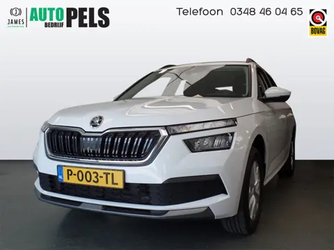 Škoda Kamiq 1.0 TSI Ambition Automaat, Wit metallic!! Airco. Navigatie, Apple Carply, Cruise control
