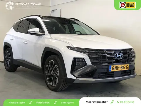 Hyundai TUCSON 1.6 T-GDI HEV Premium Sky nw model - Automaat - Pano/schuifdak - Leder - Trekhaak - O