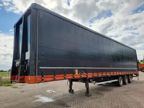 Van Hool BPW - Drum Van Hool 3-assige Schuifzeiltrailer - BPW - Trommelremmen - Luchtvering - 445/45