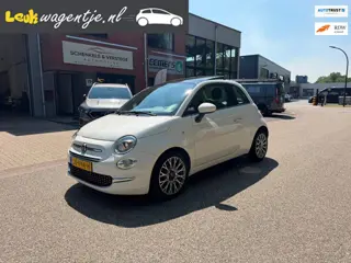 Fiat 500 0.9 Turbo Lounge *schuifdak *navi *leer *toponderhoud