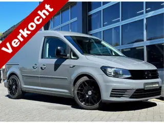 Volkswagen Caddy 2.0 TDI L1H1 | 150pk | Black Line | Betongrijs | Leer | Stoelverwarming | Spoiler |