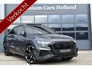 Audi Q8 55 TFSI Quattro 340 Pk S-Line Black Ed Pano Leder HUD Matrix LED 23 Inch