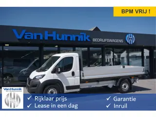 Fiat Ducato 35 Maxi 2.2 180PK Open laadbak L3 BPM VRIJ!! Android A/Apple CP, Climate, Cruise, Trekha