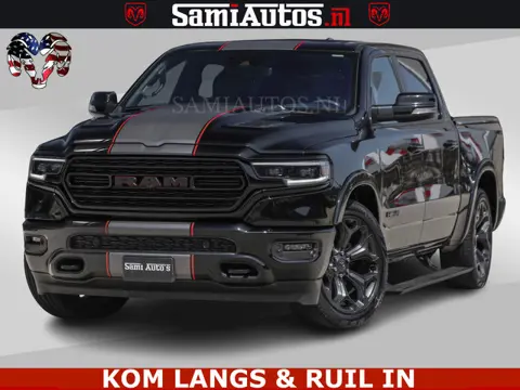 Dodge Ram LIMITED | TRAINHORN | | HUD | UITLAATKLEP | LUCHTVERING | STRIPING | PANODAK | BOM VOL | B