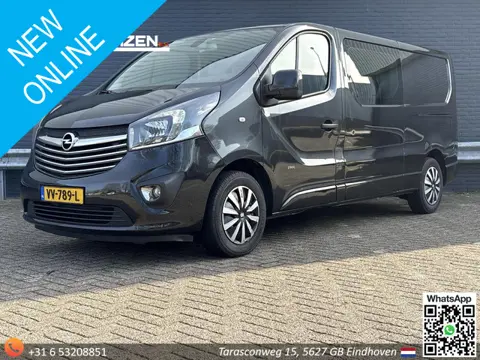 Opel Vivaro 1.6 CDTI L2H1 DC Sport EcoFlex | € 5.950,- NETTO! | Leder | Bijrijdersbank | Airco | Cru