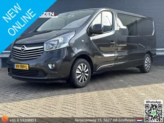 Opel Vivaro 1.6 CDTI L2H1 DC Sport EcoFlex | € 5.950,- NETTO! | Leder | Bijrijdersbank | Airco | Cru