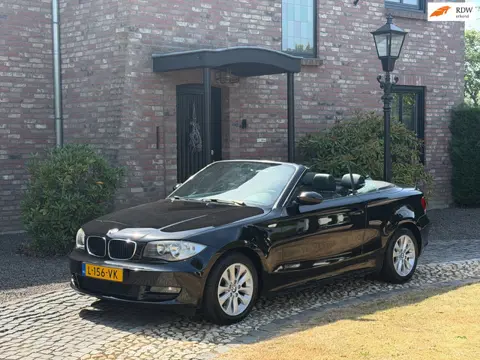 BMW 1-serie Cabrio 118i sport Airco zwart
