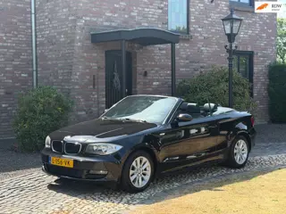 BMW 1-serie Cabrio 118i sport Airco zwart