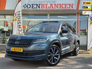 Skoda Kodiaq 1.5 TSI Sportline Automaat BJ.2021/ Panodak / Half Leer / Keyless / Climate Control / L