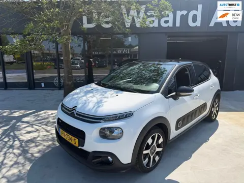 Citroen C3 1.2 PureTech Shine/airco/navi/NAP/ achteruit camera/cruise/12 maanden garantie