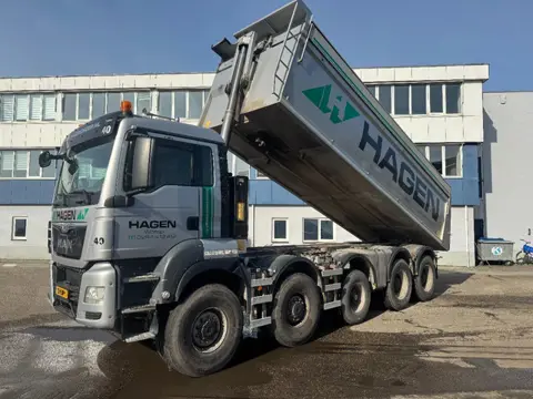 MAN TGS 49.480 10X8 EURO 6 HYVA KIPPER (bj 2017, automaat)