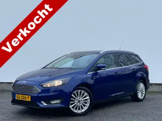 Ford FOCUS Wagon 1.5 Titanium 150PK | AUTOMAAT | Camera | Trekhaak | Lederen bekleding | Navigatie |