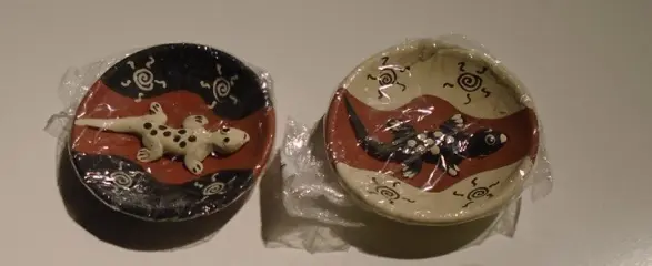 HAGEDIS SCHAALTJES SET KERAMIEK NIEUW